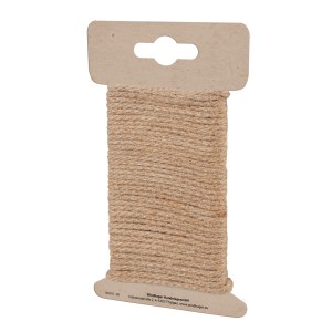 Windhager Jute-Bindedraht, 10 m Rolle für Garten und Hochbeet-Zubehör.