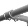 Gardinia Gardinenstange Industrial Home, Ø 25 mm, Silber, 240 cm, im Industrie Design.