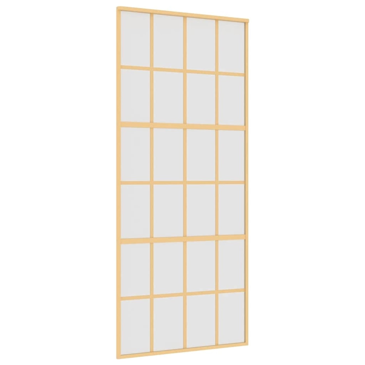 vidaXL Schiebetür Golden 90x205 cm Matt ESG-Glas und Aluminium 155176 günstig online kaufen