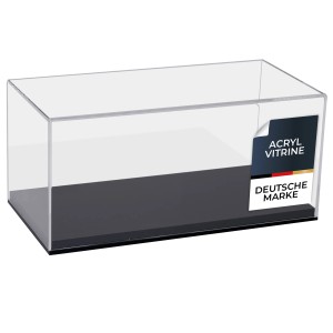 HMF 46803 Acryl Vitrine Schaukasten für Modellautos Figuren 30 x 15 x 14 cm Transparent