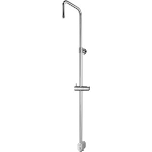 Verchromtes baliv Überkopfbrause-Set KBS-24.60 mit Hand- und Kopfbrause, ausziehbarem Steigrohr und Brauseschlauch.