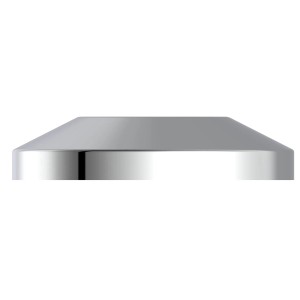 Verchromte Kirchhoff Siphon-Rosette, 32x80x15 mm, für Siphonanschluss 41,9 mm (1 1/4).