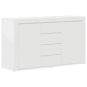 vidaXL Sideboard mit Schubladen Weiß 120 x 36 x 69 cm Holzwerkstoff 3333856
