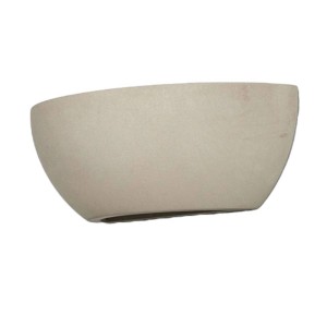 Moderne Lindby Wandleuchte Renata aus Beton in Alu-Optik für Innenräume.