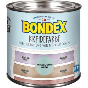 Dose Bondex Kreidefarbe Behagliches Grün, 500ml für Shabby-Chic Möbel