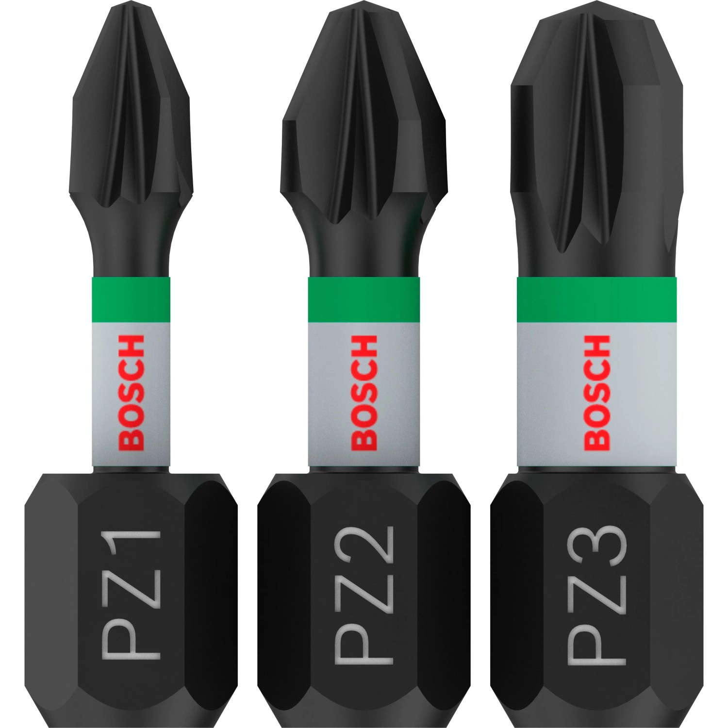 Bosch Schrauberbit-Set Impact Control PZ1-3 25 mm 3-tlg.