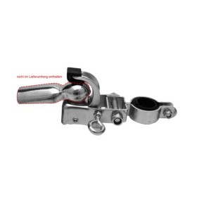 Fischer Fahrradkupplung für Lastenanhänger, Montage an Sattelstütze.