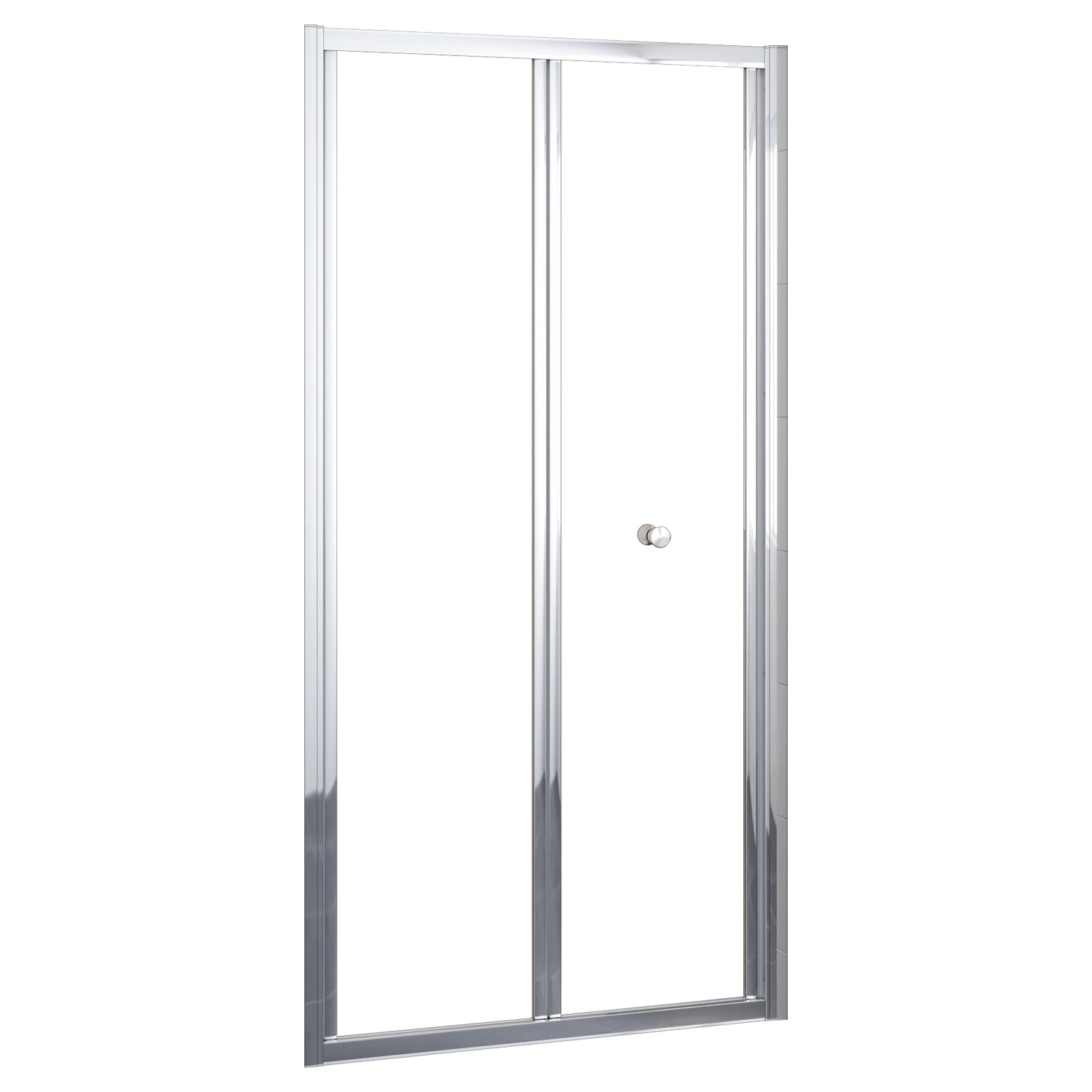 AICA Klapptür 80x185cm Duschkabinen 5mm ESG Sicherheitsglas Nischentür Bade günstig online kaufen