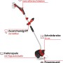 Einhell Akku-Rasentrimmer GE-CT 18/33 Li E-Solo: Akku-Trimmer mit Zusatzhandgriff und Flowerguard.