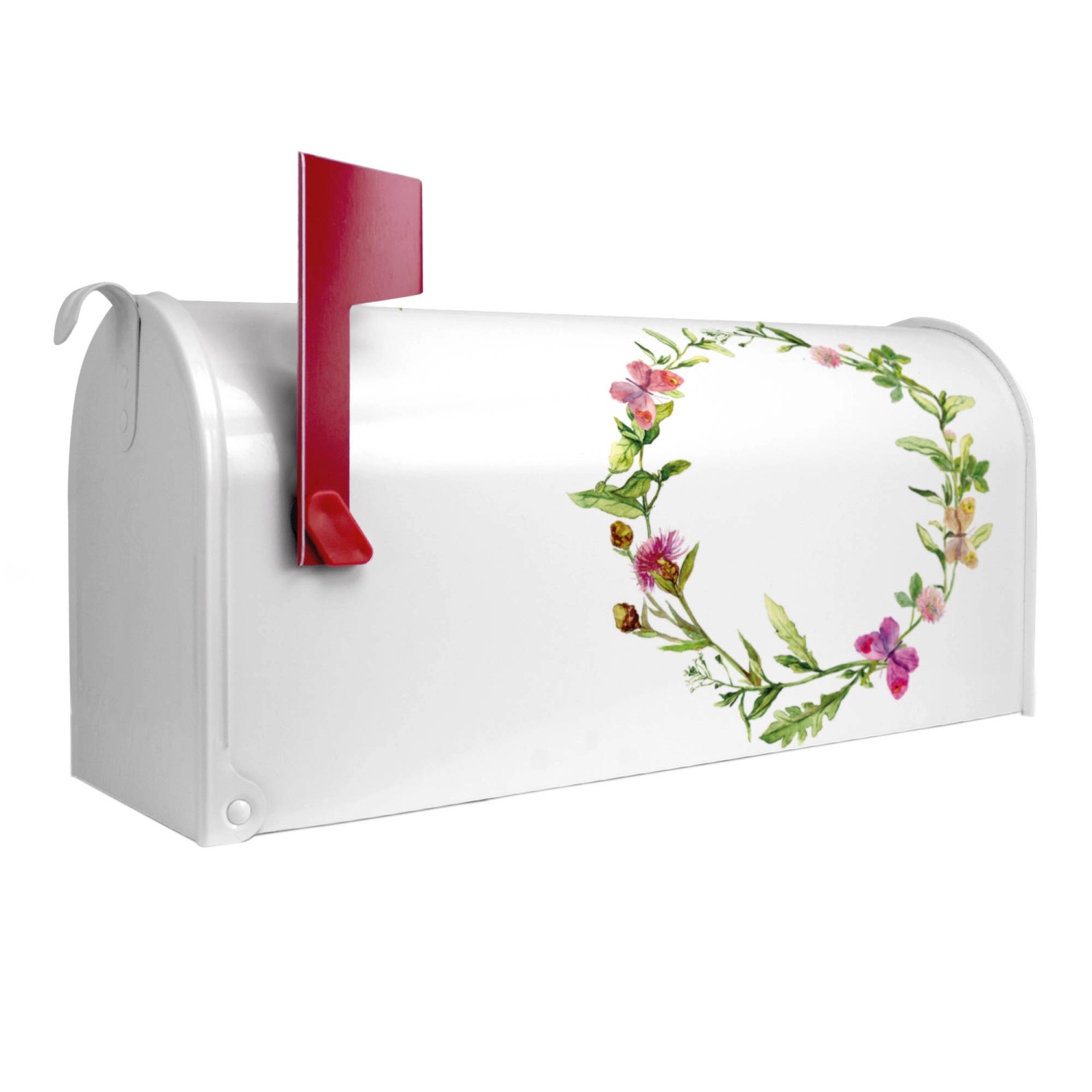 Banjado Amerikanischer Briefkasten Weiß 48x22x16cm US Mailbox Letterbox Pos günstig online kaufen