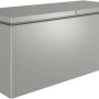 Biohort LoungeBox 200 in Quarzgrau-Metallic: Universalbox für Garten, Terrasse & Balkon.