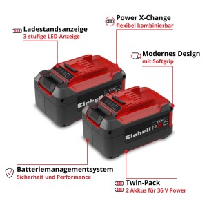 Einhell Akku 18V 5,2Ah PXC 2 Stück
