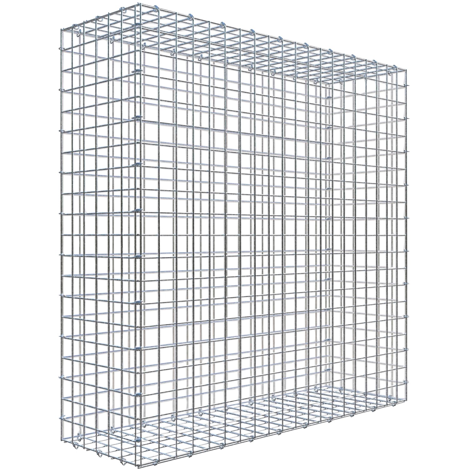 Gabiona C-Ring-Gabione 100 x 100 x 30 cm Maschenw 5 x 5 cm
