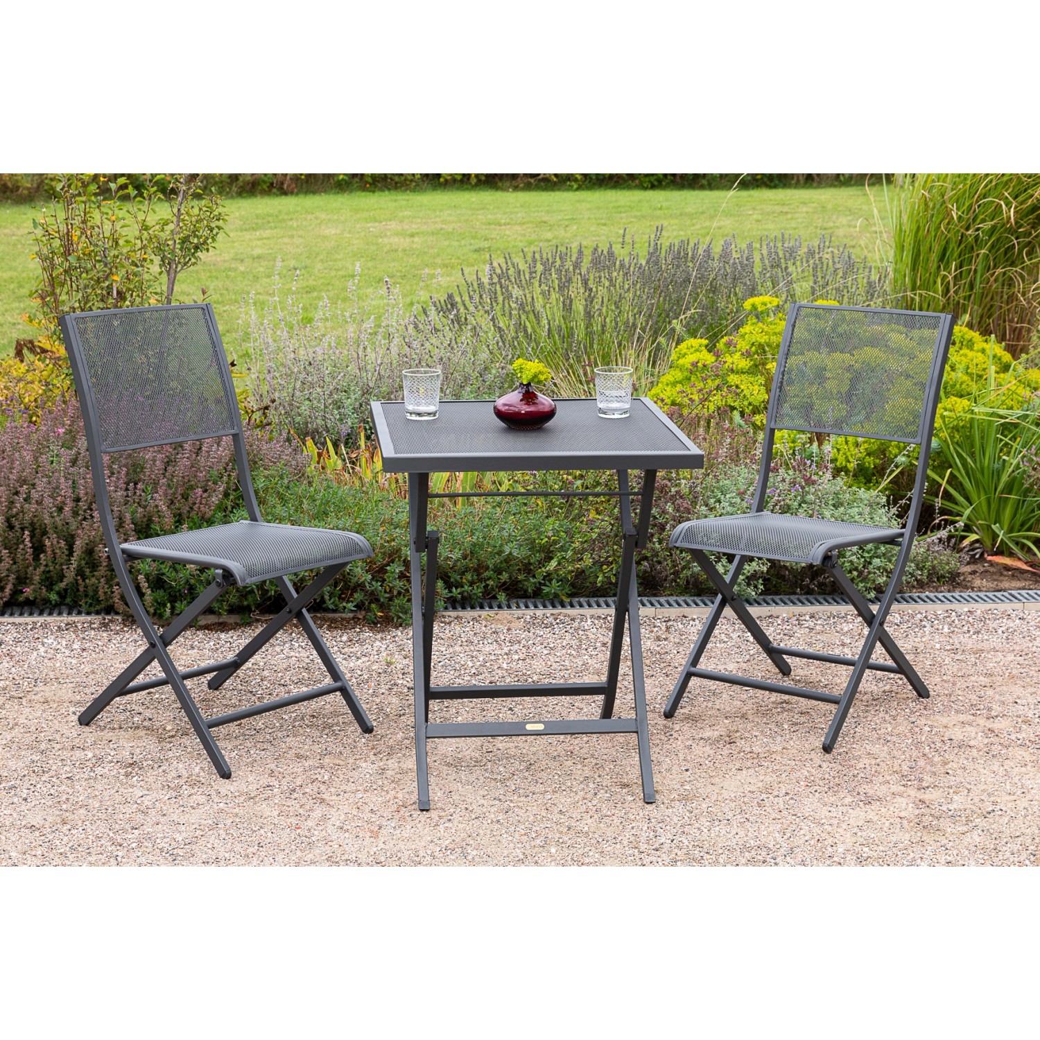 Merxx Samos Set 3-tlg. Gartentisch 60 x 60 cm günstig online kaufen