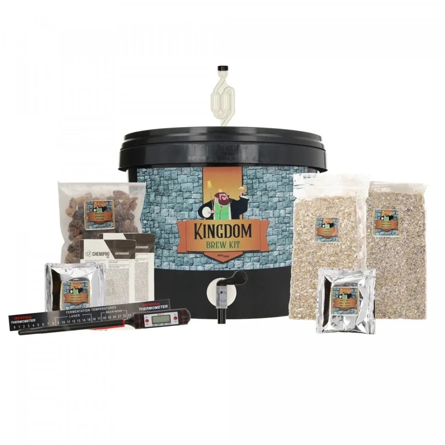 Ich-Zapfe Kingdom Bierbrauset Dunkel Malzmischung 5L
