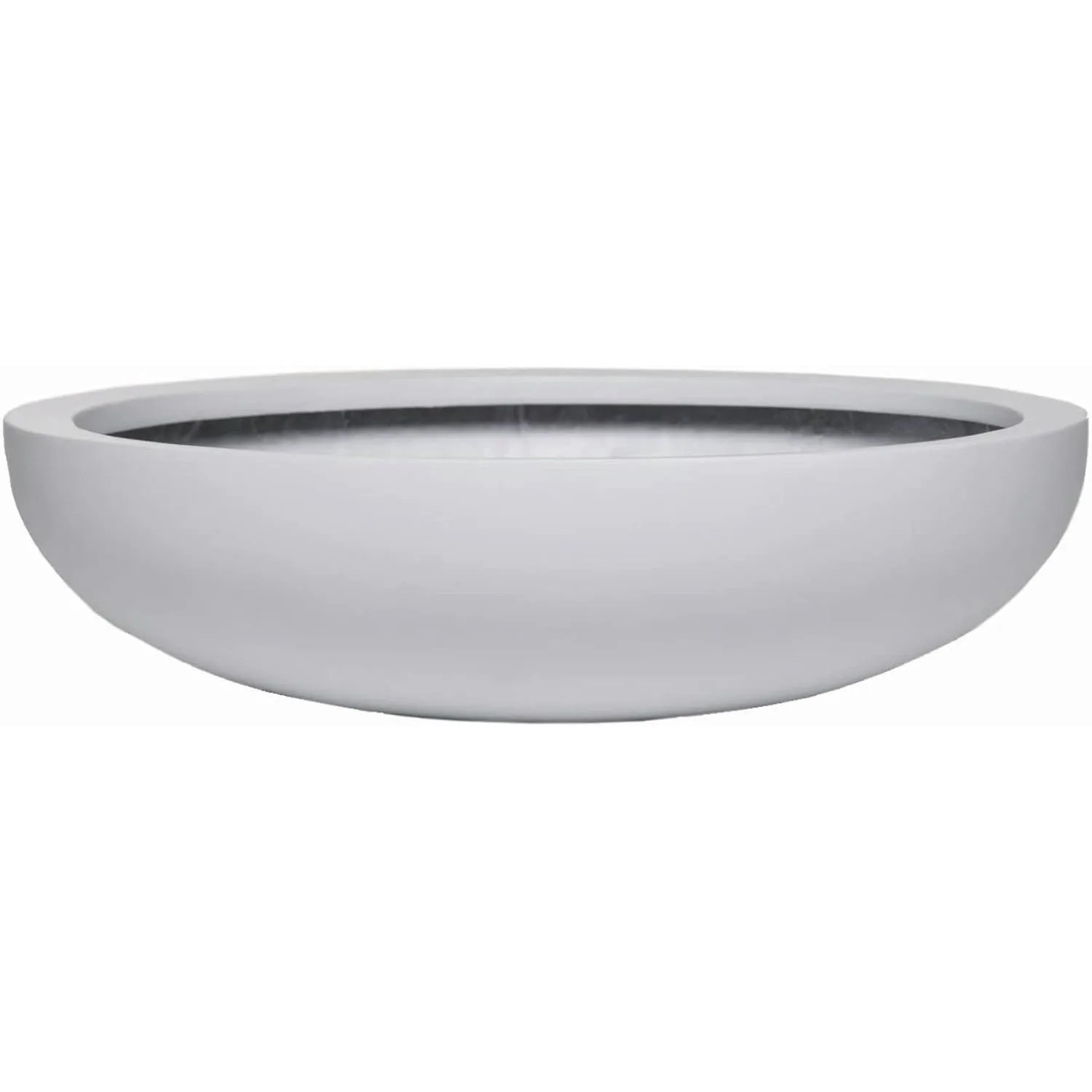 Vivanno Pflanzschale Plana 54 cm x 54 cm x 14 cm Weiß
