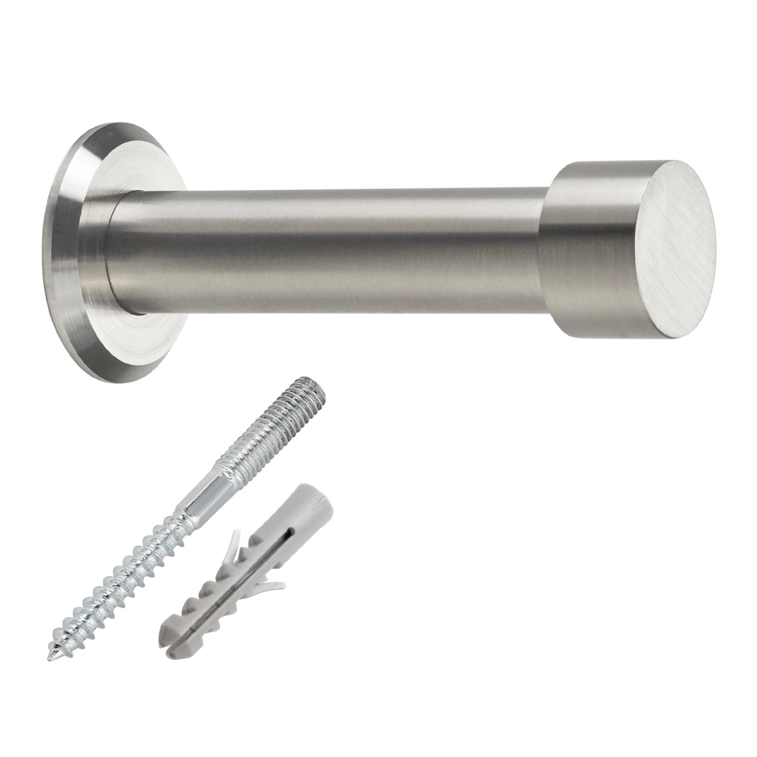 SOTECH Garderobenhaken TUULA Ø14 mm Ø19,5 mm Edelstahl Länge 70 mm mit Plat günstig online kaufen