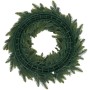 Rückseite des MCW künstlichen Tannenkranzes Ø 45cm. Grüne Nadeln und stabile Kunststoffstruktur für Weihnachtsdekoration.