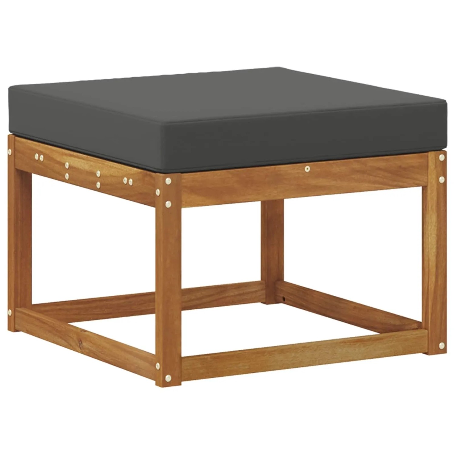 vidaXL Outdoor-Fußhocker Massivholz Akazie Natur 900451