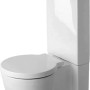 Duravit Starck 1 Stand-WC Kombi, weiß, Tiefspüler mit Vario-Abgang.