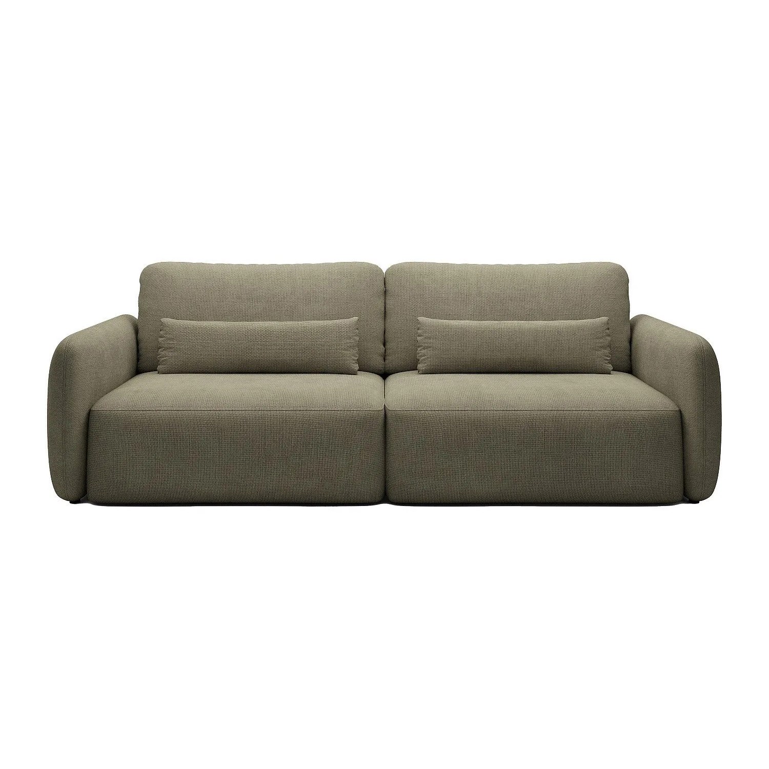 Vente-unique Schlafsofa Vopoza Grün 238 cm