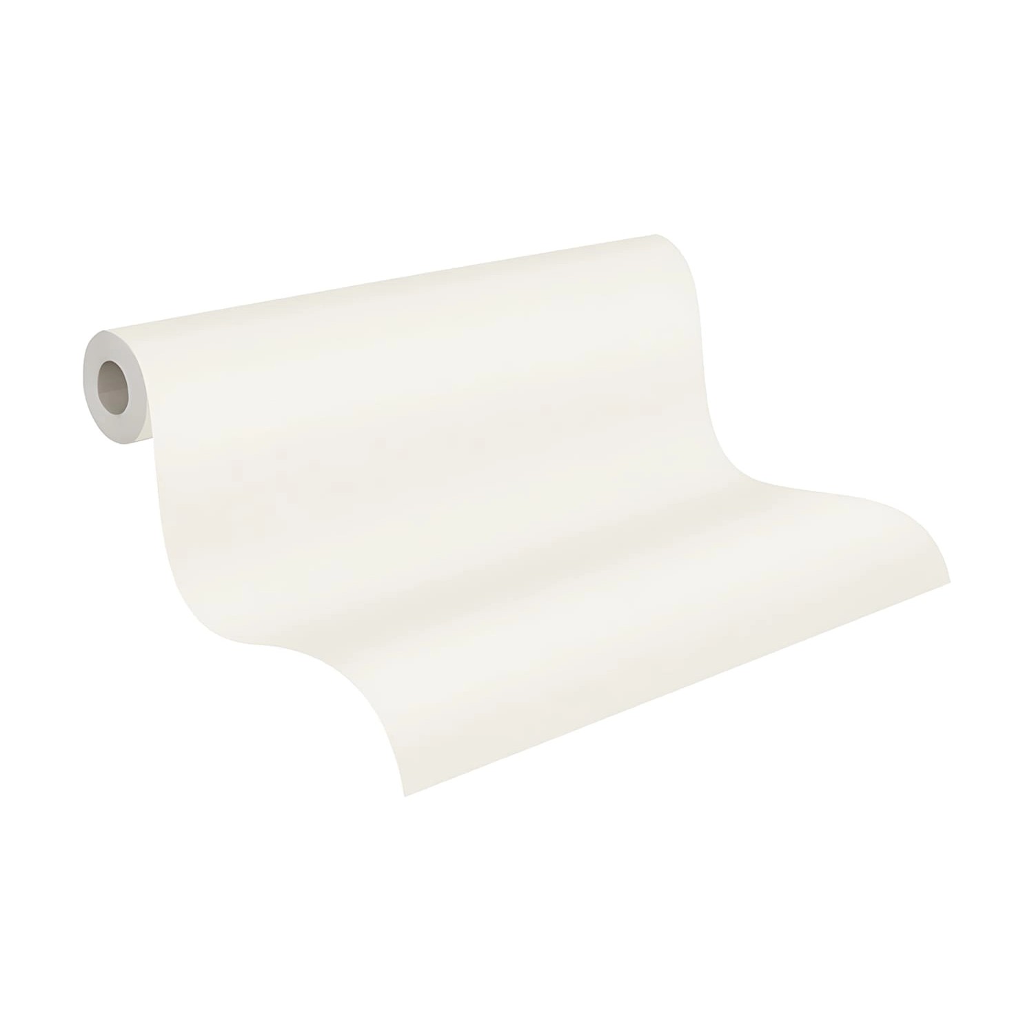 Rolle PROFHOME Vliestapete 379719-GU, Uni Matt Weiß, leicht strukturiert.