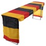 Tischdecke für Bierzeltgarnitur in Deutschlandfarben Schwarz, Rot, Gold. Polyester-Husse für Tisch und Bank, 360x73cm.