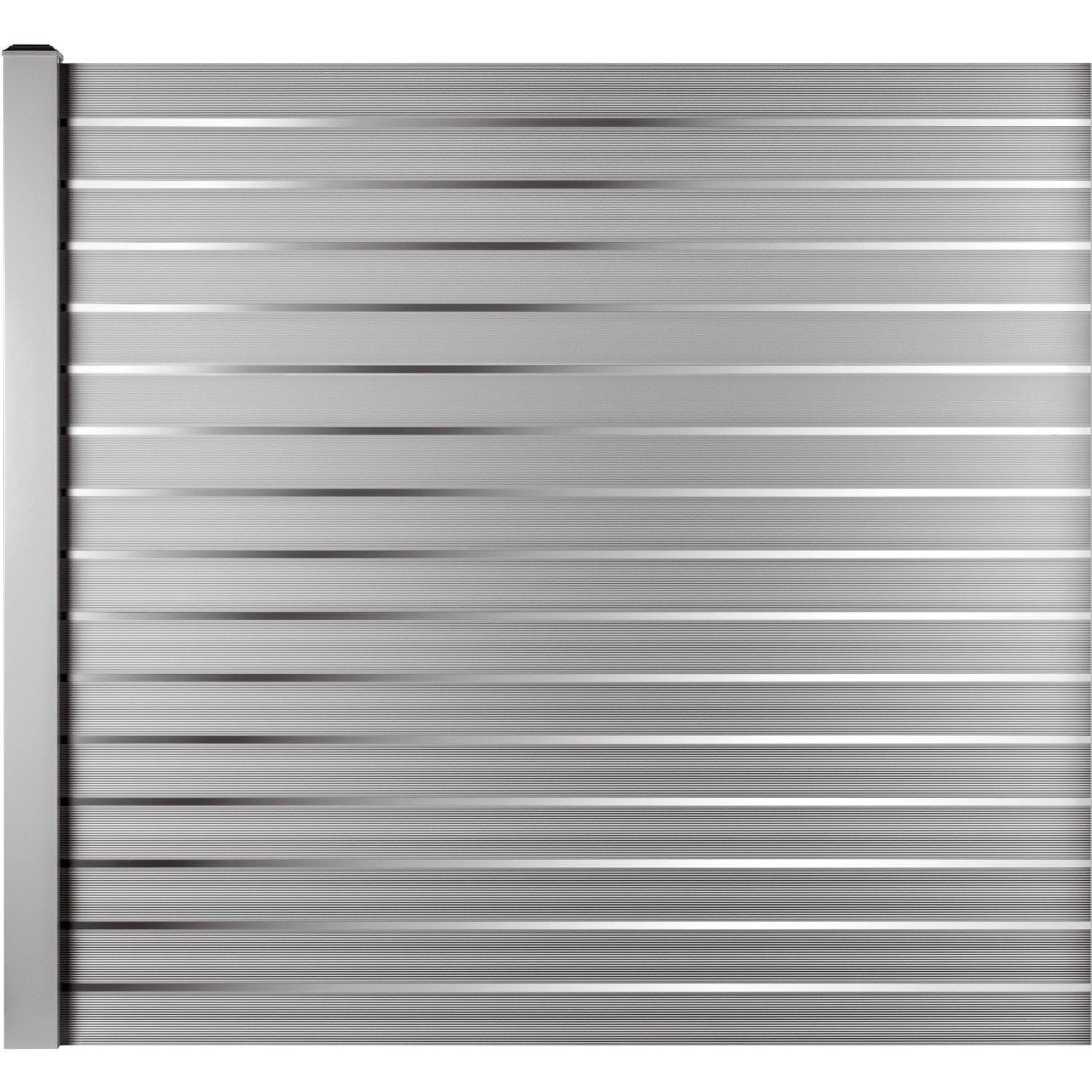 Pura Folge-Set RAL 9006 Silbergrau aus Aluminium 207 cm x 180 cm günstig online kaufen