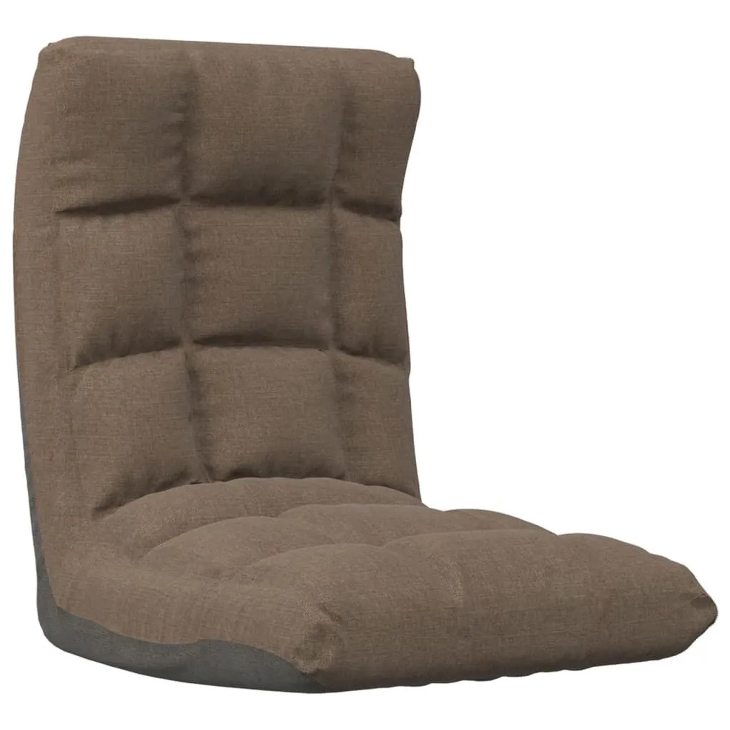 vidaXL Bodenstuhl Faltbar Taupe Stoff 336593 günstig online kaufen