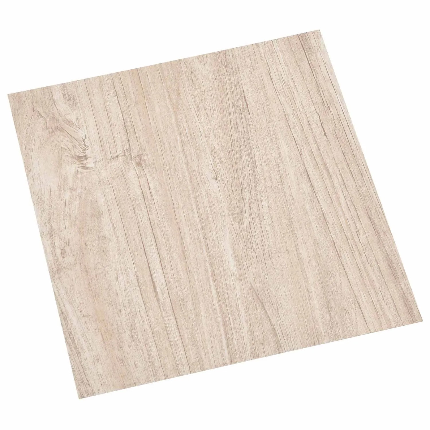 vidaXL Bodenplatten 55 Stk Hellbraun 5,11 m² PVC 42046333