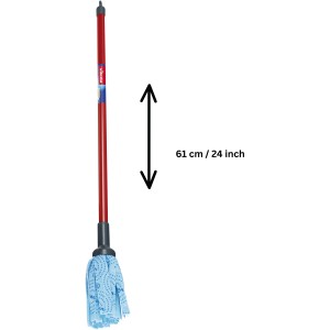 Vileda Kinder-Wischmopp rot, Spielzeug-Putzset für Kinderhände.