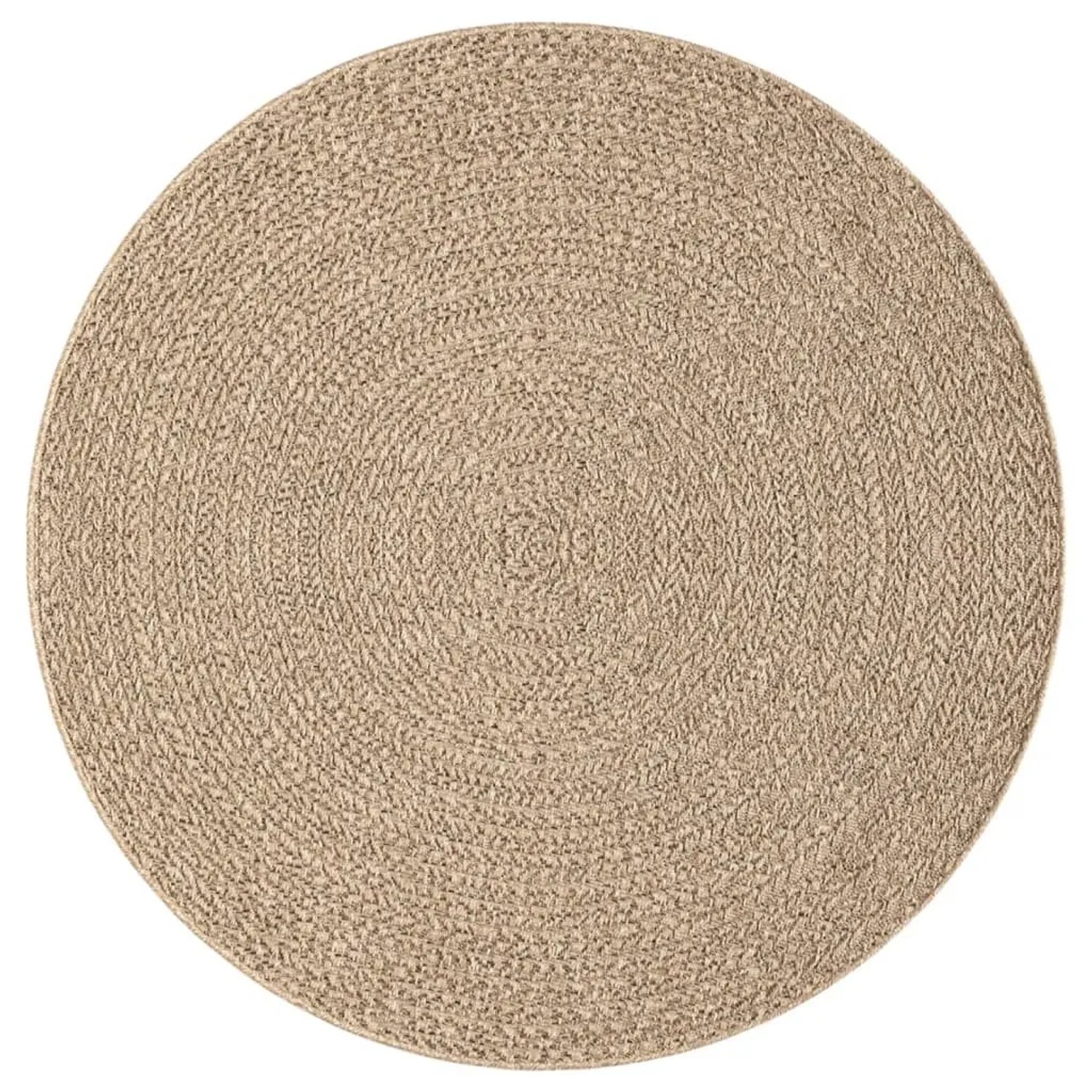 vidaXL Teppich ZIZUR Ø 200 cm Jute-Optik Indoor und Outdoor 4006166 günstig online kaufen