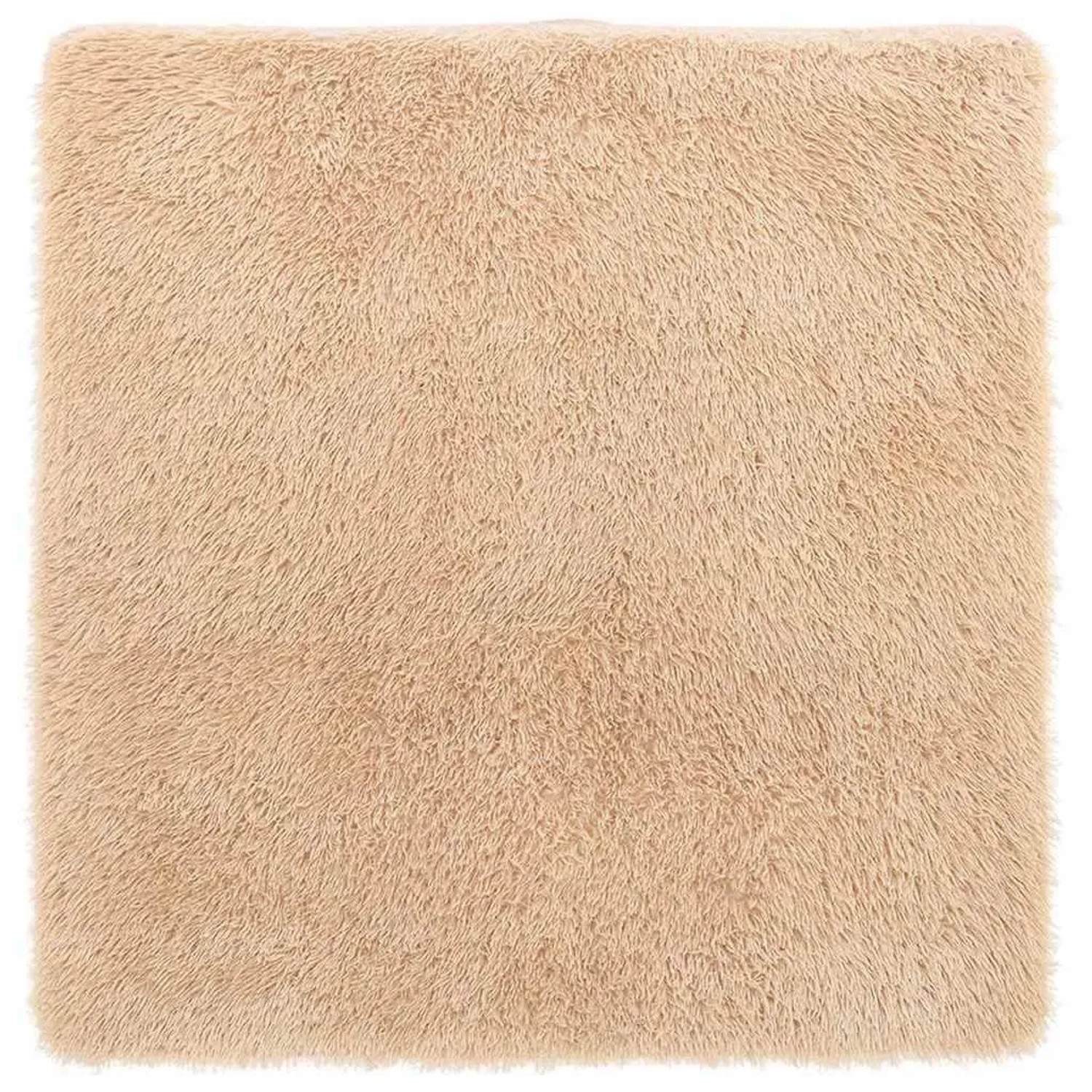vidaXL Teppich Shaggy Hochflor NAVARRA Beige 120x120 cm Polyester 4102861 günstig online kaufen