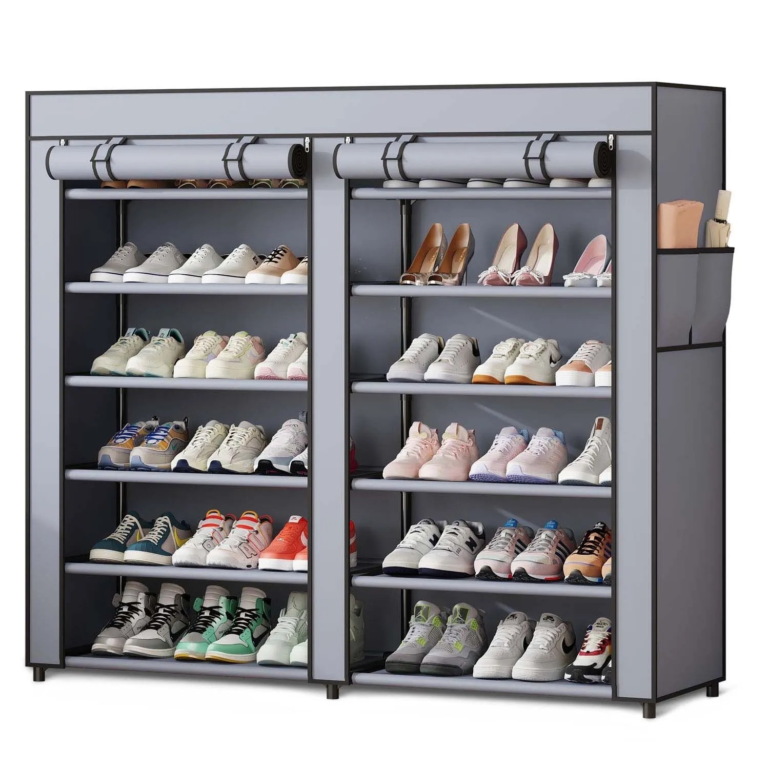 Massido Ms 805 Textilschuhschrank Graphit
