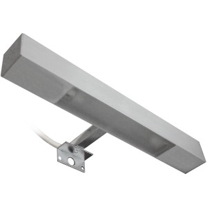 Maximus LED-Leuchte Stylo Chrom, 30 cm, zur Montage über Spiegel oder Spiegelschrank.