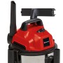 Einhell TC-VC 1820 S Nass-Trockensauger mit Zubehör, rot/silber.