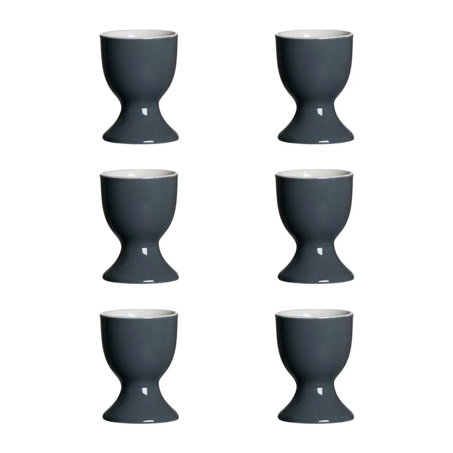 Ritzenhoff & Breker DOPPIO Eierbecher 6er Set Anthrazit