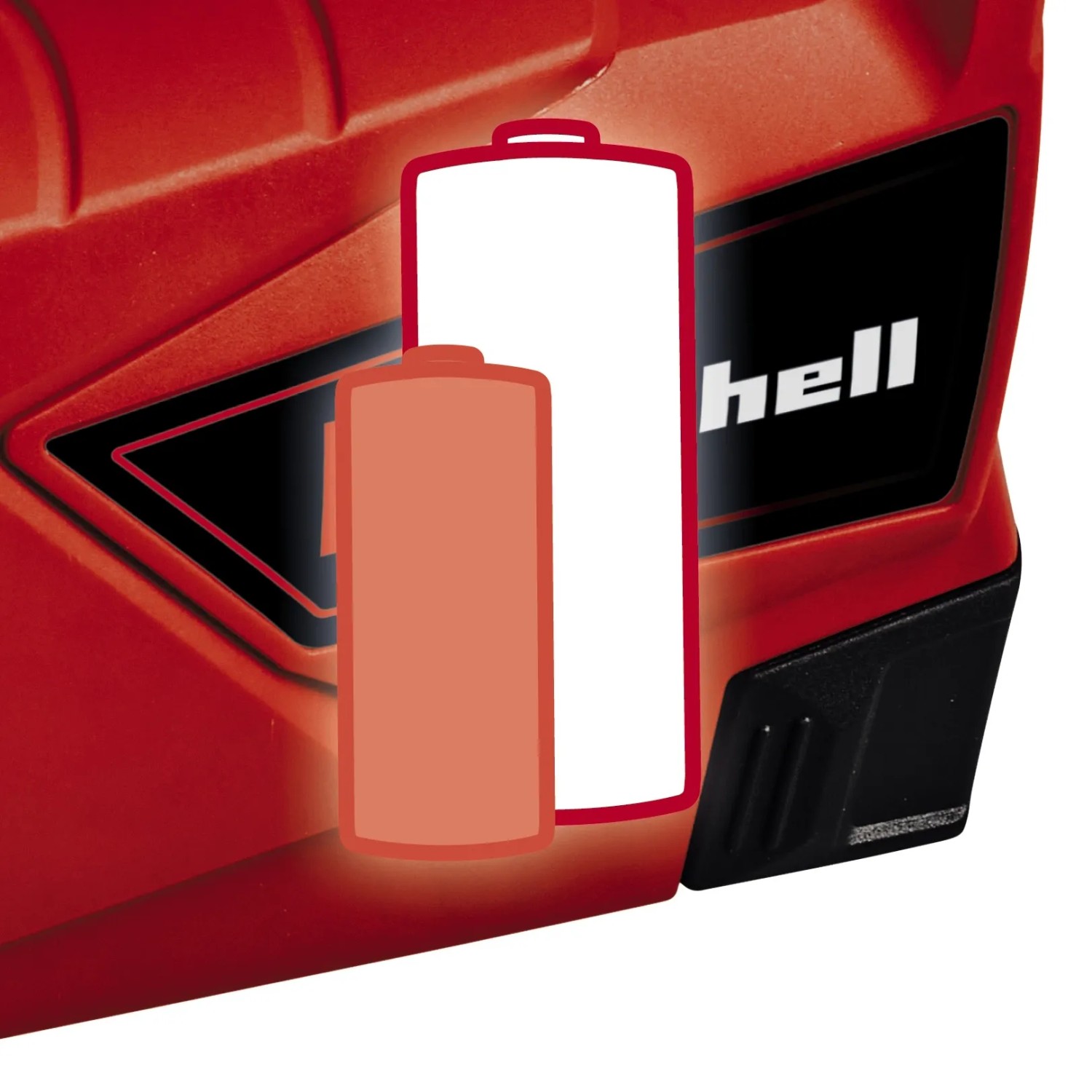 Einhell Akku-Tacker TC-CT 3,6 Li: Detailaufnahme des Akkus.