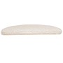 vidaXL Stufenmatten 15 Stk 65x21x4 cm Weiß Halbrund Groß 133906_5