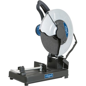 Scheppach MT140 Trennschleifer für präzise Metallschnitte mit Werkstückspanner.