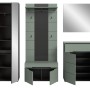 Inn.Furn Garderoben-Set 5-teilig in Salbei und Grau 255 cm Cooper_9