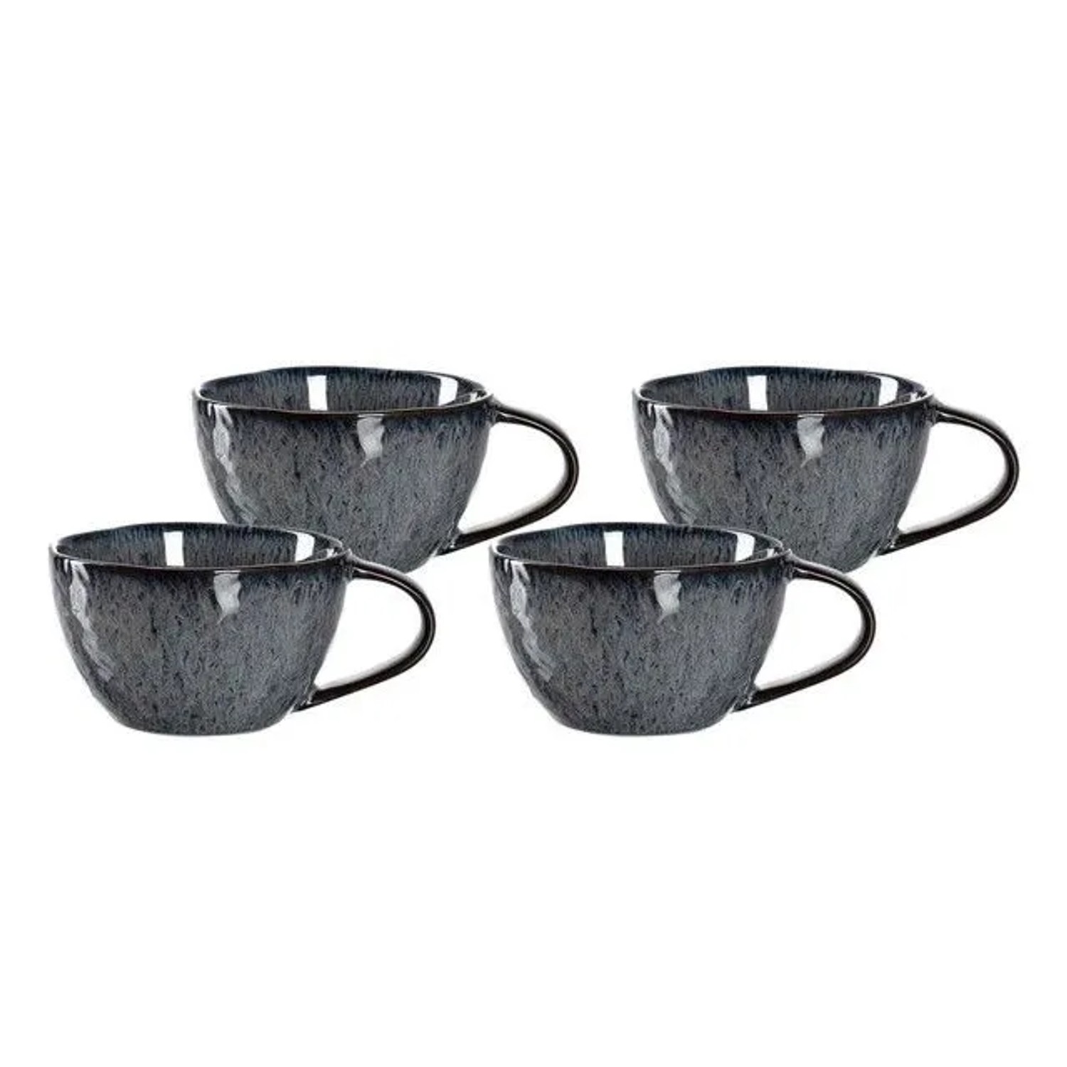 Leonardo Matera Kaffeetassen 290 ml 4er Set Anthrazit