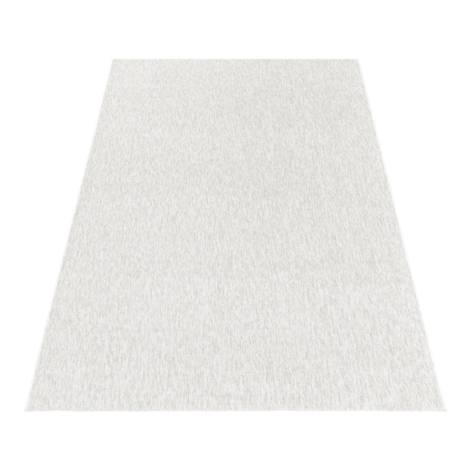Ayyildiz Kurzflorteppich Nizza, creme, 200x290 cm. Schlichter Teppich für Wohnräume.