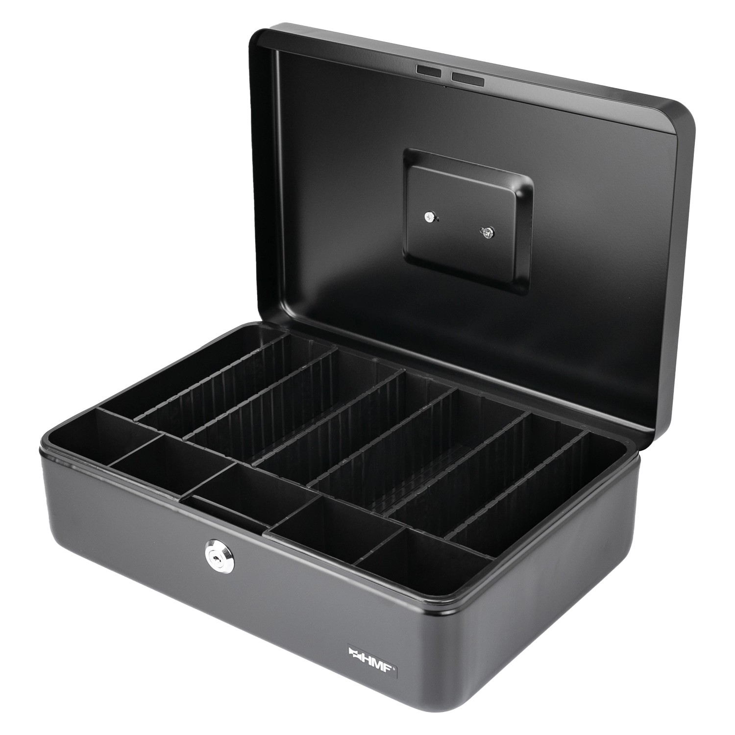 HMF 22036-02 Geldkassette Individueller Facheinteilung 36 x 25 x 11 cm Schw günstig online kaufen