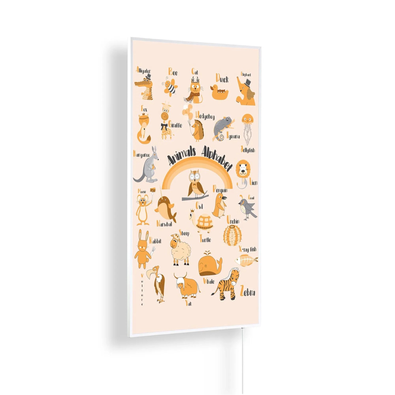Könighaus Infrarotheizung Animal ABC Kinderzimmer Edition 800 W