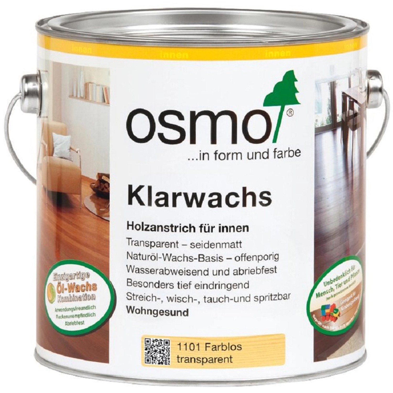 Osmo Klarwachs Farblos 2,5 l