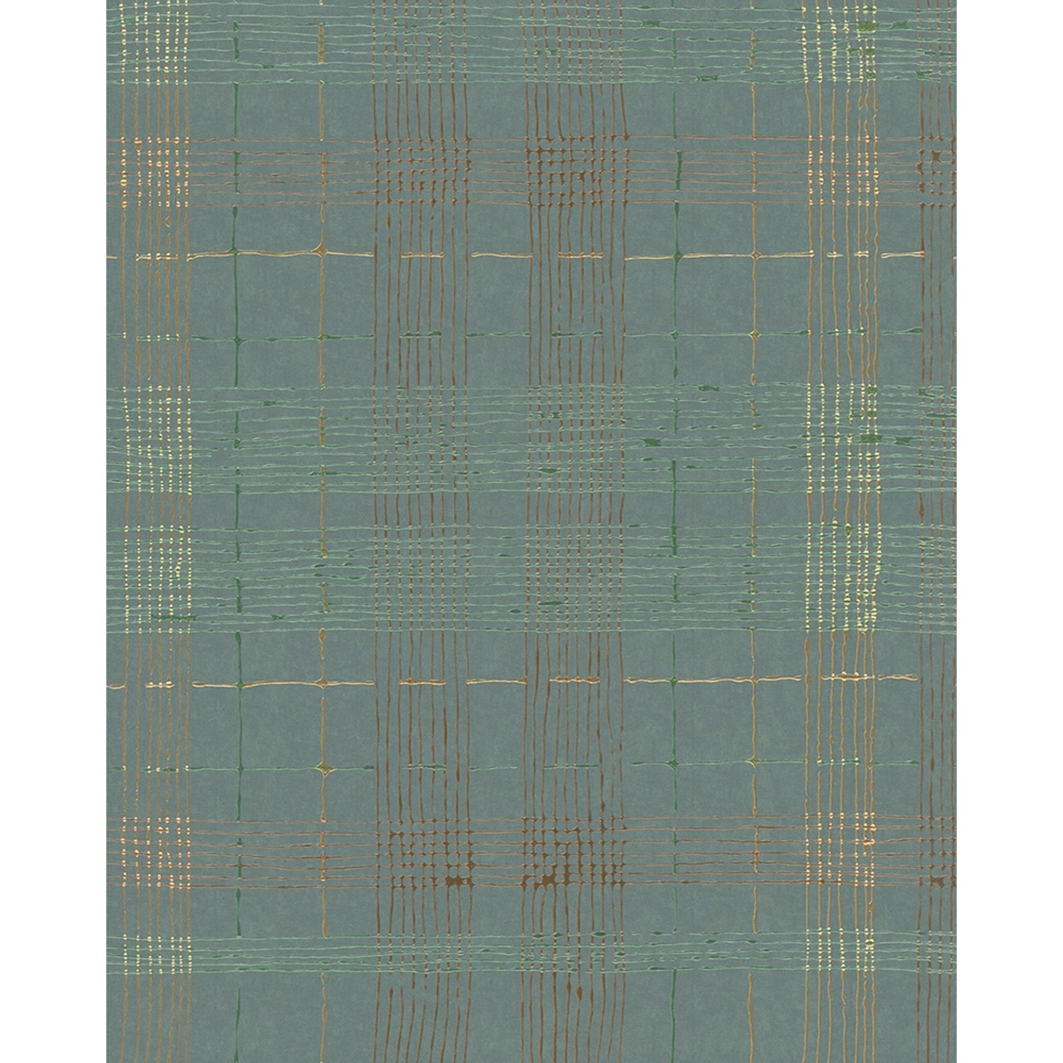 Marburg Vliestapete Streifen Karomuster Grün 10,05 m x 0,53 m FSC® günstig online kaufen