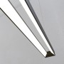 Moderne, schwarze Arcchio LED Büroleuchte Cuna aus Aluminium für Arbeitszimmer.