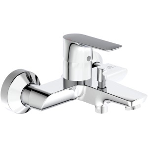 Ideal Standard Connect Air Wannenarmatur AP Chrom, Aufputz-Badarmatur mit glänzender Oberfläche.