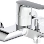 Ideal Standard Connect Air Wannenarmatur AP Chrom, Aufputz-Badarmatur mit glänzender Oberfläche.